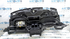 Торпедо передняя панель с AIRBAG Ford Edge 19-24 черная