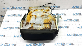 Tapițerie pernă scaun pasager Mitsubishi Outlander 22-25, piele combinată, cusături gri negru, încălzit, protecție împotriva daunelor provocate de apă