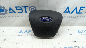 Подушка безопасности airbag в руль водительская Ford Escape MK3 17-19 рест, черная, ржавый пиропатрон