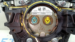 Подушка безопасности airbag в руль водительская Ford Escape MK3 17-19 рест, черная, ржавый пиропатрон