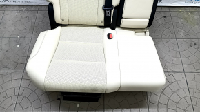 Scaune spate dreapta, rând 2, Lexus RX350 RX450h 20-22 fără airbag, mecanic, piele bej, cusături bej, perforație, fund ruginit