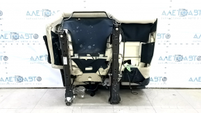 Scaune spate dreapta, rând 2, Lexus RX350 RX450h 20-22 fără airbag, mecanic, piele bej, cusături bej, perforație, fund ruginit