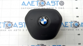 Подушка безопасности airbag в руль водительская BMW 3 G20 19-26 черная, ржавый пиропатрон, царапины