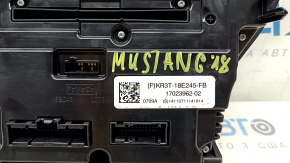 Панель управления монитором и климатом Ford Mustang mk6 15-23 под большой монитор, царапины