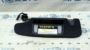 Vizor stânga Ford Mustang mk6 15- coupe negru cu control fără cârlig cu iluminare din spate, zgârieturi