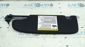 Козырек правый Ford Mustang mk6 15-23 купе черный, без крючка, с подсветкой, без заглушки, обрезана фишка, царапины