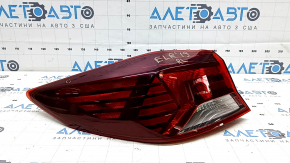 Фонарь внешний крыло левый Hyundai Elantra AD 19-20 галоген с накладкой, царапина