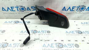 Зеркало боковое левое в сборе Ford Mustang mk6 15-23 7 пинов, складывание, поворотник, подогрев, красное