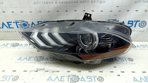 Фара передняя левая в сборе Ford Mustang mk6 18-23 LED песок