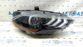 Фара передняя правая в сборе Ford Mustang mk6 18-23 LED песок