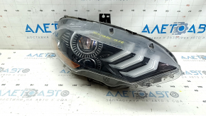 Фара передняя правая в сборе Ford Mustang mk6 18-23 LED песок