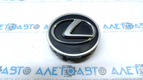 Центральный колпачок на диск Lexus RX350 RX450h 20-22 RX350L RX450hL 18-22 61/55мм черный хром