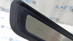 Ornament prag ușă față stânga exterior BMW 3 G20 19-24 cromat, inscripție BMW, zgârieturi, crăpătură în fixare