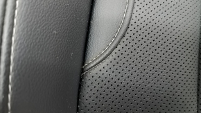 Tapițerie pernă scaun pasager BMW 3 G20 19-21 piele perforată neagră, încălzită, rezistentă la daune provocate de apă, curățare chimică
