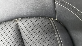 Tapițerie pernă scaun pasager BMW 3 G20 19-21 piele perforată neagră, încălzită, rezistentă la daune provocate de apă, curățare chimică
