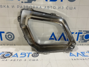 Накладка губы переднего бампера левая Honda CRV 23-26 HEV хром