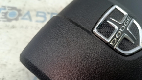 Подушка безопасности airbag в руль водительская Dodge Grand Caravan 11-20 черн царапины, нет фрагмента