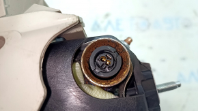 Подушка безопасности airbag коленная водительская левая Ford Escape MK3 13-19 серая, оторвана накладка, ржавый пиропатрон