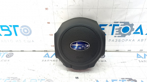Подушка безопасности airbag в руль водительская Subaru Legacy 15-17 дорест, царапины, ржавый пиропатрон