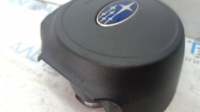 Подушка безопасности airbag в руль водительская Subaru Legacy 15-17 дорест, царапины, ржавый пиропатрон