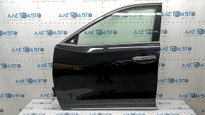 Дверь в сборе передняя левая Nissan Rogue 14-20 keyless, нижняя хром накладка, черный G41