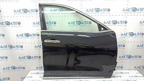 Ansamblu ușă față dreapta Nissan Rogue 14-20 fără cheie, ornamente cromate inferioare, negru G41, ornament decorativ decojit, partea inferioară