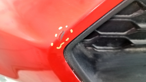 Бампер передний всборе Ford Mustang mk6 18-23 рест, красный, царапины, потертоси, песок, тычки