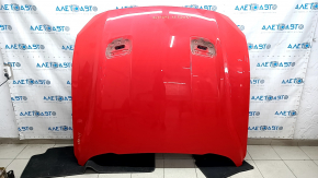 Капот голый Ford Mustang mk6 18-23 рест под воздуховоды, алюминий, красный PQ, песок