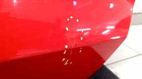 Дверь в сборе передняя левая Ford Mustang mk6 15-23 keyless, красный PQ, тычки, царапины