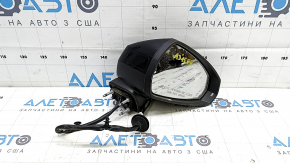 Зеркало боковое правое в сборе Audi A3 8V 15-20 4d, 5d 6+2 пинов, поворотник, подогрев, черное, BSM