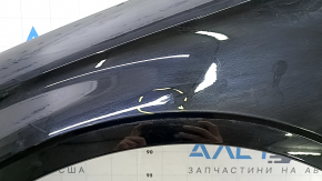 Крыло переднее левое Audi A3 8V 15-20 4d с кронштейнами, черный LY9T, тычка