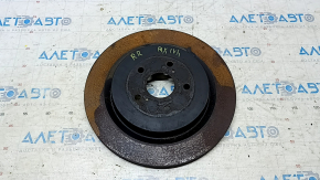 Диск тормозной задний правый Lexus RX350 RX450h 16-22 338/18мм ржавый