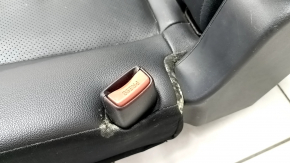 Задний ряд сидений 2 ряд правое Nissan Rogue 19-20 кожа черная, перфорация, под чистку, ржавое снизу