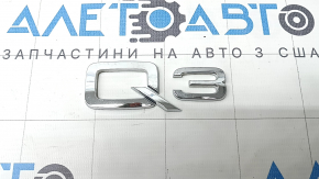 Inscripție emblemă Q3 hayon Audi Q3 F3 19-25 crom