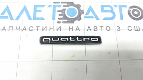 Эмблема надпись QUATTRO двери багажника Audi Q3 83A 19-25