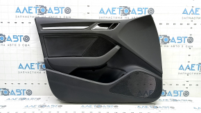 Placă ornament ușă față stânga Audi A3 8V 15-20 4p, 5p, cu mâner, negru, uzat 