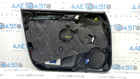 Обшивка двери карточка передняя правая Audi A3 8V 15-20 4d, 5d, с ручкой, черная