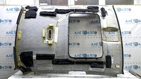 Обшивка потолка Audi A3 8V 15-16 4d черная, под люк, замята, надорвана