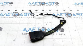 Защелка водительского ремня безопасности Audi A3 8V 15-16 4d черная, с проводом
