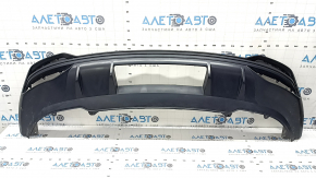 Губа заднего бампера Audi Q3 83A 19-21 черный хром, матовый, S-Line, царапины