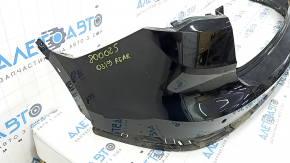 Бампер задний голый верхняя часть Audi Q3 83A 19-25 под парктроники без Park Assist, S-Line, без крепления, черный, царапина