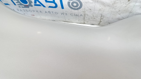 Обшивка двери багажника нижняя Nissan Leaf 18-24 серая, побелел пластик
