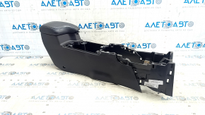 Консоль центральная подлокотник Nissan Leaf 18-19 кожа черная