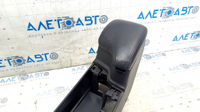 Консоль центральная подлокотник Nissan Leaf 18-19 кожа черная