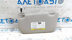 Козырек правый Nissan Leaf 18-24 серый с подсветкой без крючка под чистку