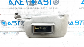 Козырек левый Nissan Leaf 18-24 серый с подсветкой без крючка под чистку