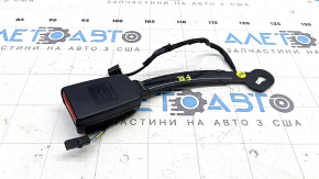 Защелка пассажирского ремня безопасности Audi A3 8V 15-16 4d черная, с проводом