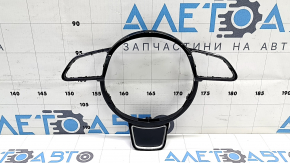 Husă volan Audi A3 8V 15-16 negru, lucios