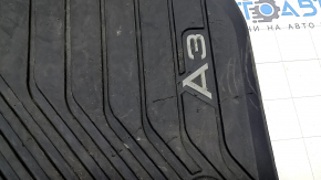 Комплект ковриков салона резина Audi A3 8V 15-20 черный, царапины