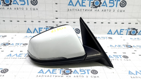 Зеркало боковое правое в сборе BMW X1 F48 16-22 белое, 5 пинов, поворотник